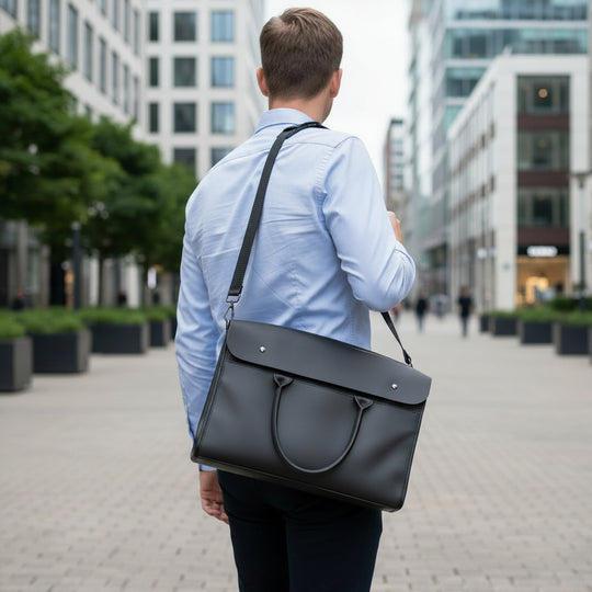 Basser - Heren Laptoptas 17 Inch | Professioneel Ontwerp 3