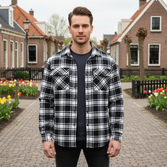 Basser - Heren Overshirt | Ruitpatroon 5