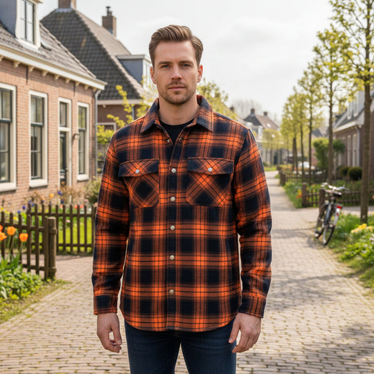 Basser - Heren Overshirt | Ruitpatroon 6