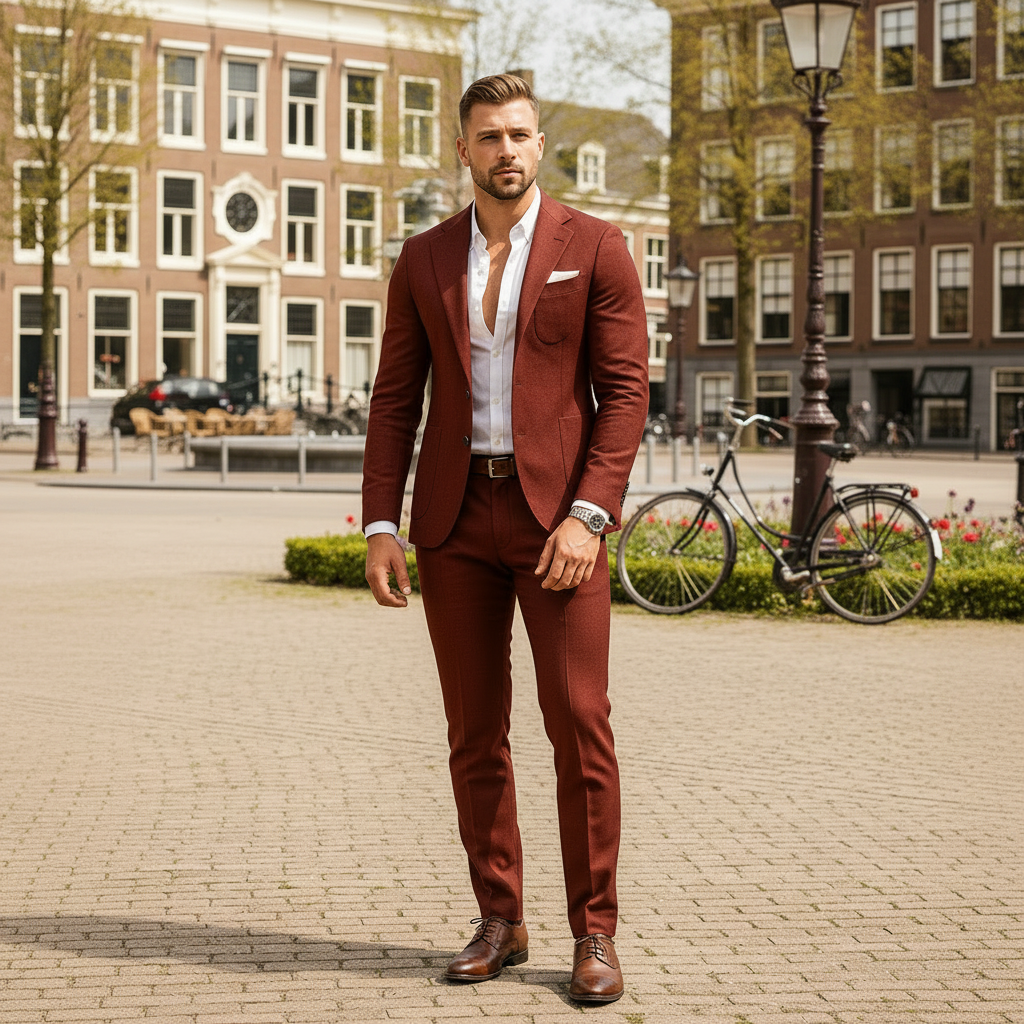 Basser - Heren Pak | Slim Fit Blazer en Broek 7