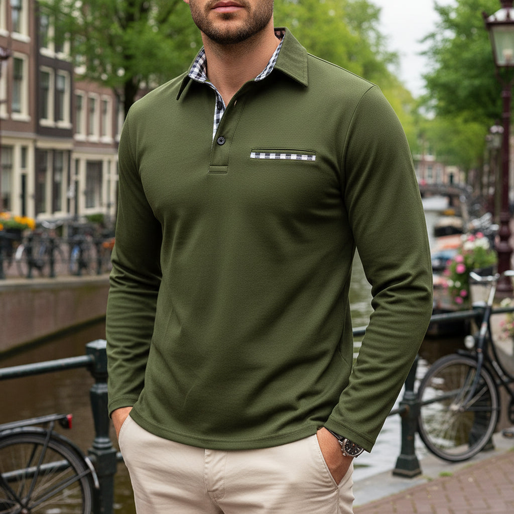 Basser - Heren Polo | Lange Mouwen 2