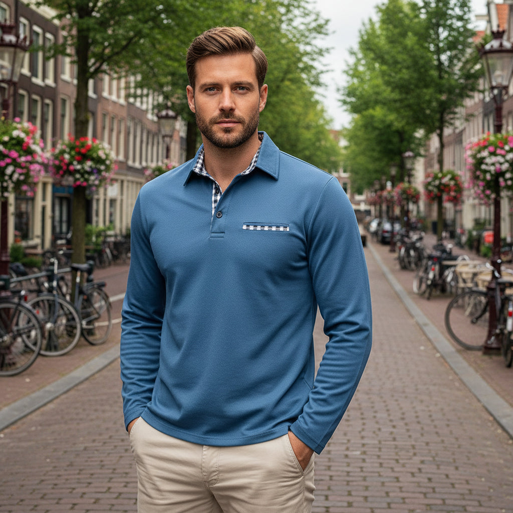Basser - Heren Polo | Lange Mouwen 3