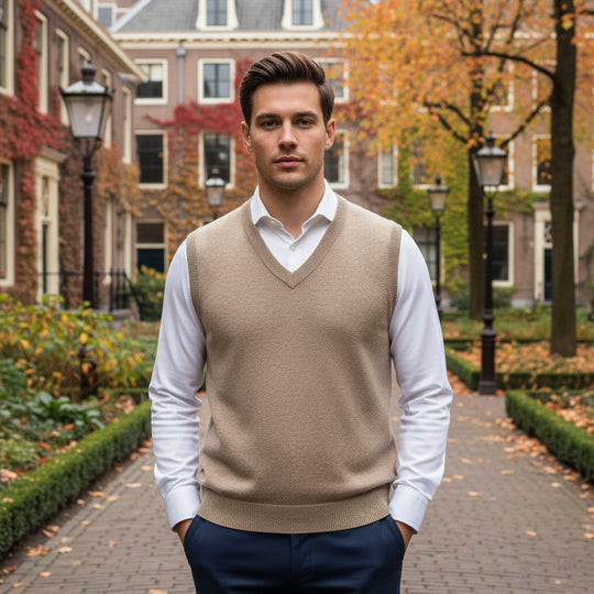 Basser - Heren Spencer | V-Hals Design 1