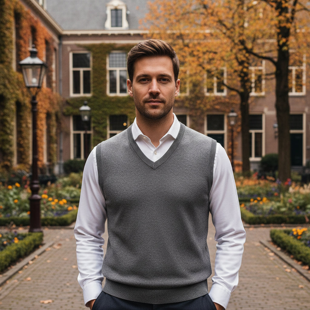Basser - Heren Spencer | V-Hals Design 4