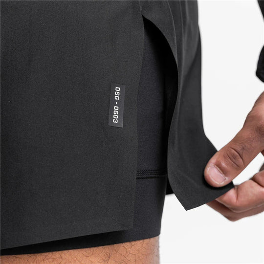 Basser - Heren Sport Shorts | 2-in-1 Ontwerp 2