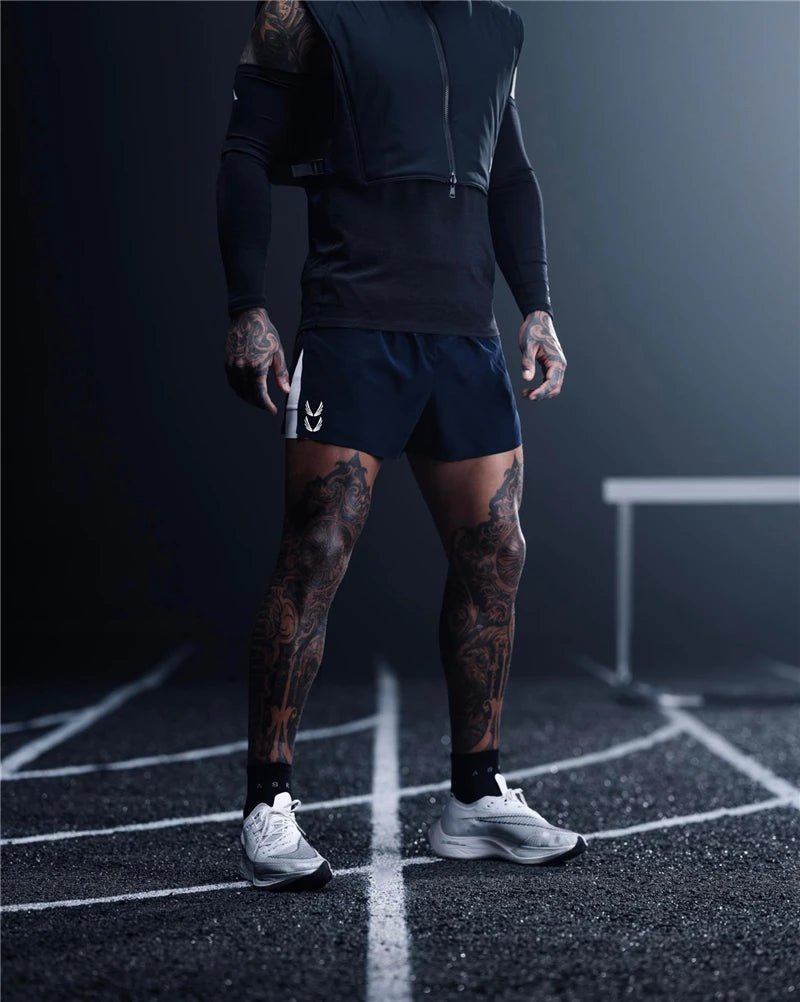 Basser - Heren Sport Shorts | 2-in-1 Ontwerp 5