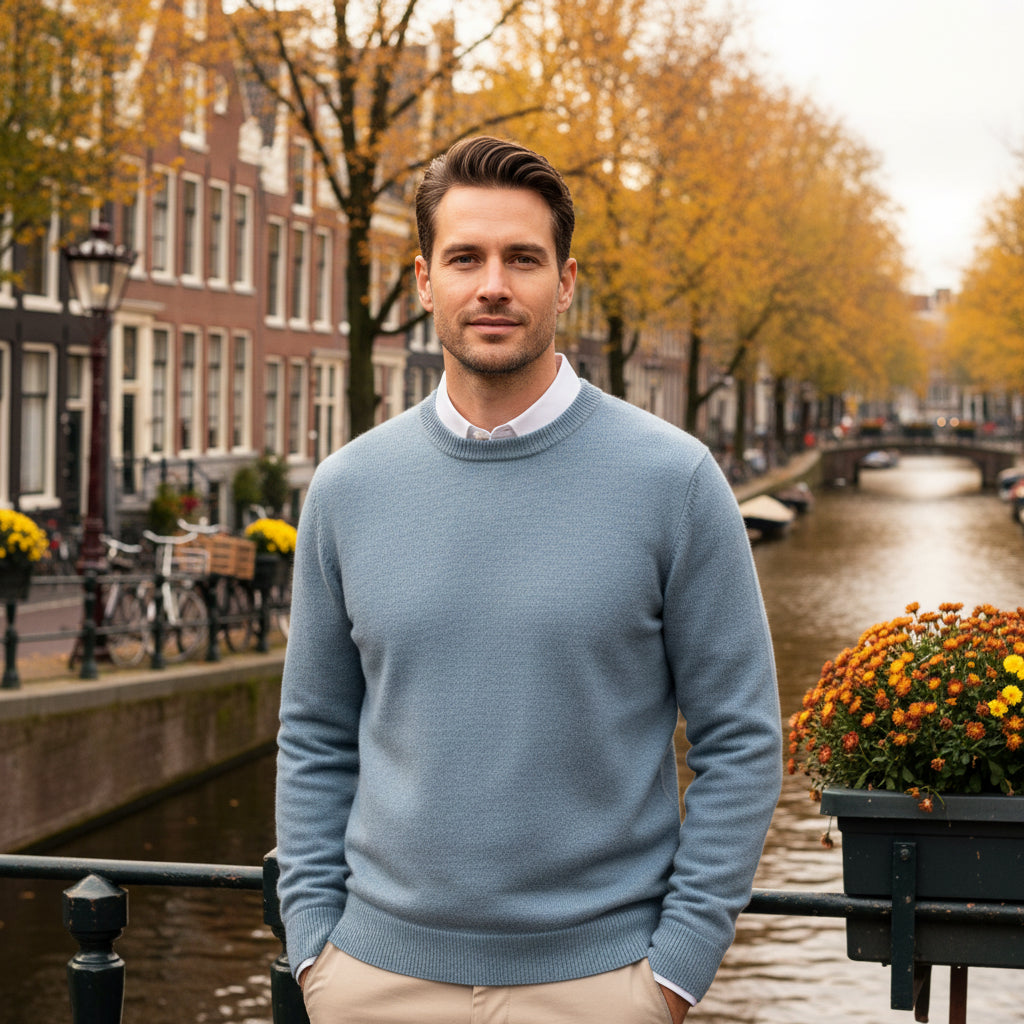 Basser - Heren Sweater | Merino Wol 12