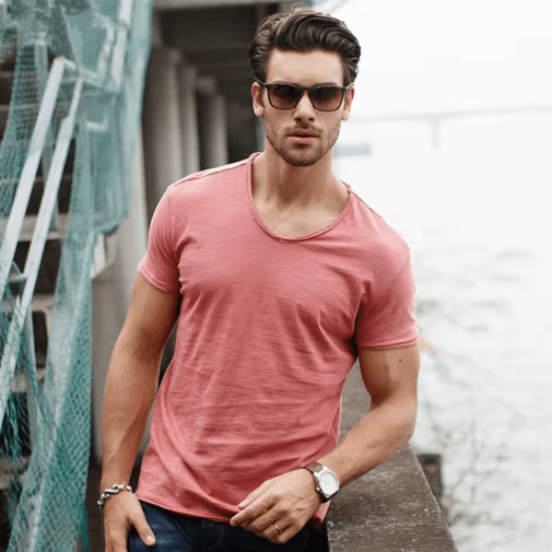 Basser - Heren T-shirt | Ademend Design 2