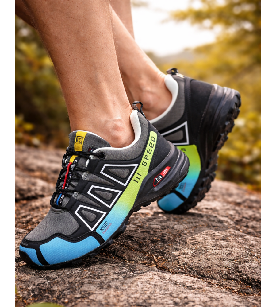 Basser - Heren Wandelschoenen | Antislip Zool 0