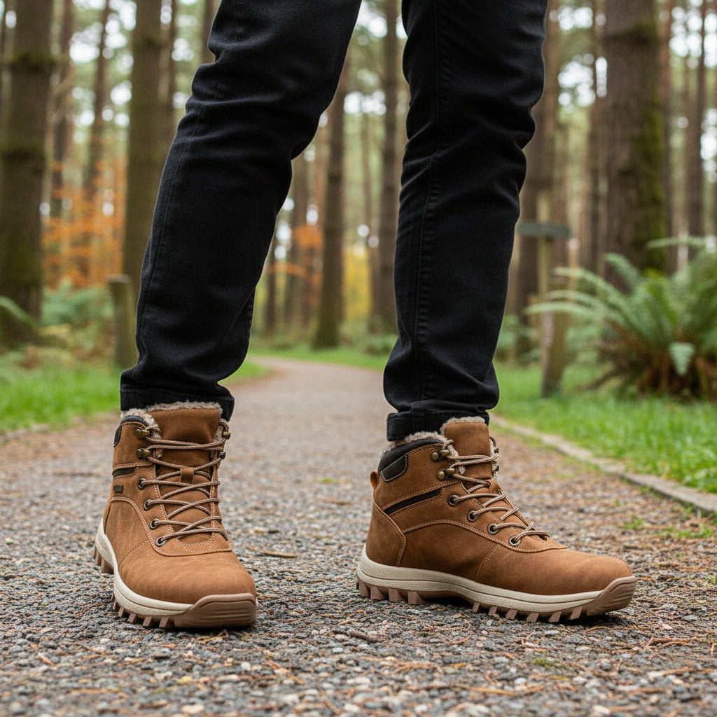 Basser - Heren Wandelschoenen | Warme Voering 0