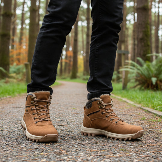 Basser - Heren Wandelschoenen | Warme Voering 0