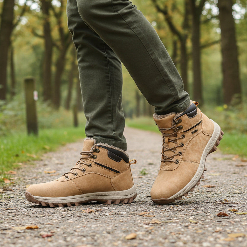 Basser - Heren Wandelschoenen | Warme Voering 3