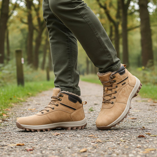 Basser - Heren Wandelschoenen | Warme Voering 3