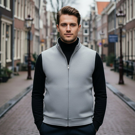 Mike – Heren Gilet | Omkeerbare Lichtgewicht Bodywarmer voor Comfortabele Stijl-Basser-Basser
