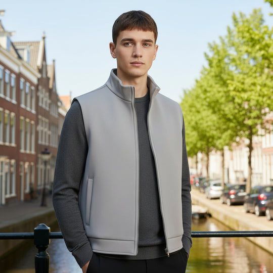 Milan Heren Bodywarmer | Zwarte Reversible Design-Basser-Basser