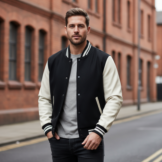 Milan Heren Jas | Tailored Fit-Basser-Zwart-M-Basser