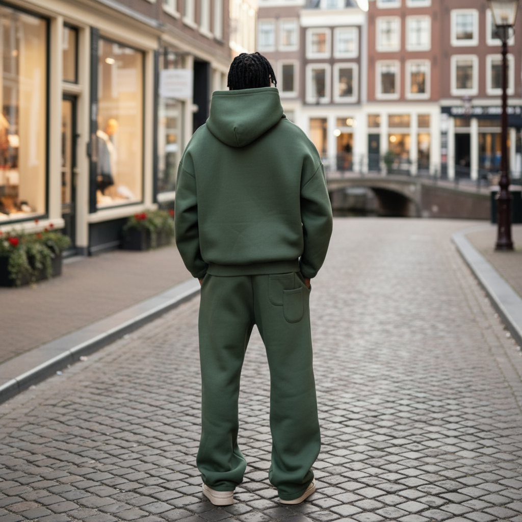 Noah – Heren Set | Stijlvolle Comfortabele Tweedelige Outfit-Herenkleding-Basser-Basser