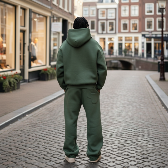 Noah – Heren Set | Stijlvolle Comfortabele Tweedelige Outfit-Herenkleding-Basser-Basser