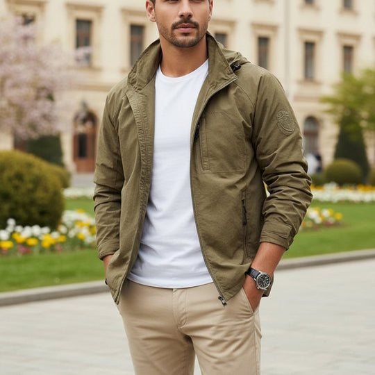 Ruben Heren Cargo Jas | Waterdicht en Lichtgewicht-Basser-Bruin-M-Basser
