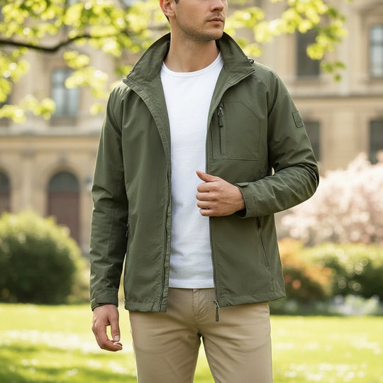 Ruben Heren Cargo Jas | Waterdicht en Lichtgewicht-Basser-Groen-M-Basser