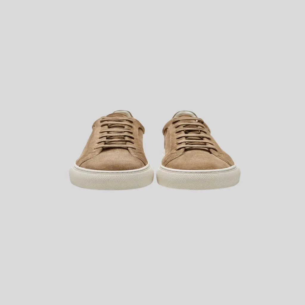 Sven – Heren Sneakers | Tijdloos Oxford Design met Comfortabele Pasvorm-Sneakers-Basser-Basser