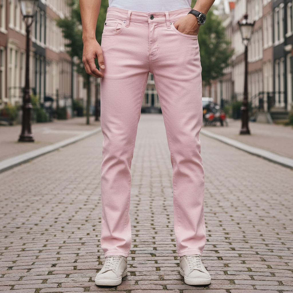 Teun – Heren Chino Broek | Slim Fit, Modern Design-Herenbroeken-Basser-Basser