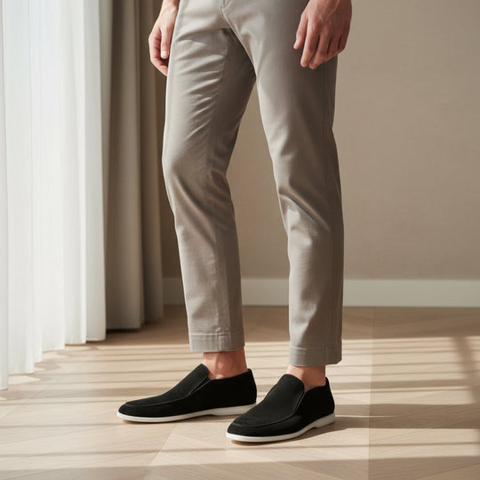 Thomas – Heren Loafers | Comfortabel Suède Design-Instappers-Basser-Basser