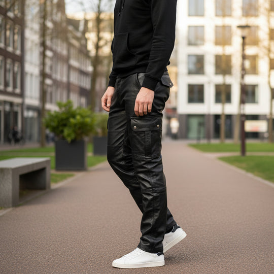 Victor Heren Biker Pants | Slim Fit Design-Herenbroeken-Basser-Basser