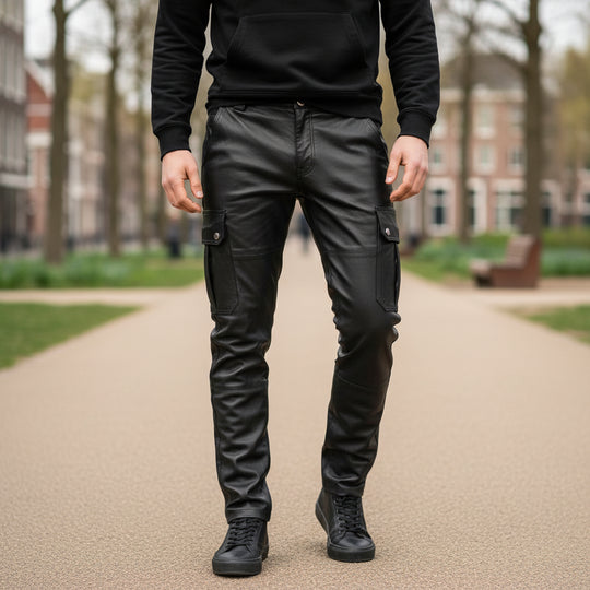 Victor Heren Biker Pants | Slim Fit Design-Herenbroeken-Basser-Basser