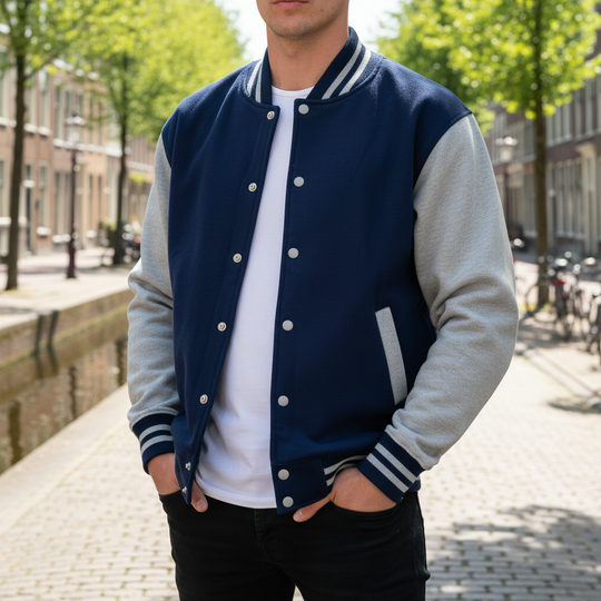 Victor Heren Jasje | Tijdloos Design-Basser-Marineblauw-S-Basser
