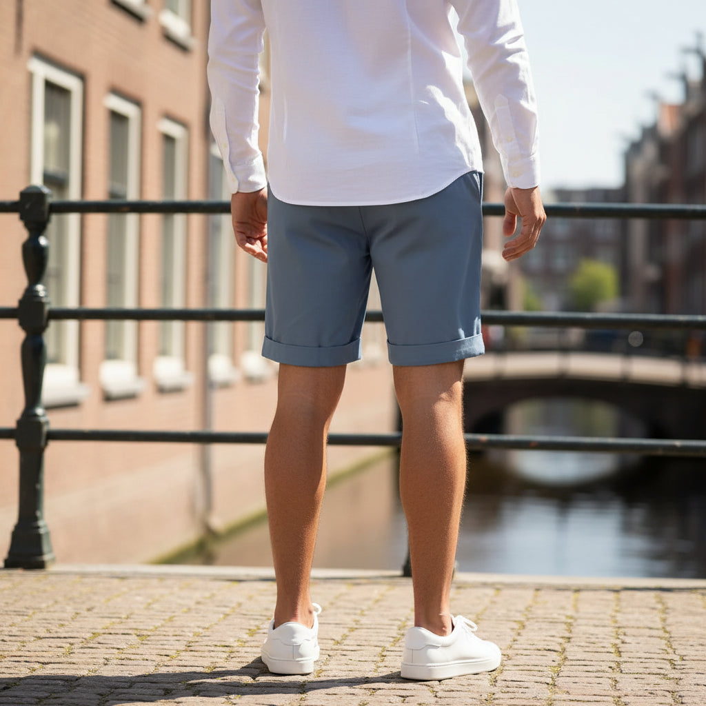 Victor Heren Korte Broek | Straight Fit-Basser-Basser