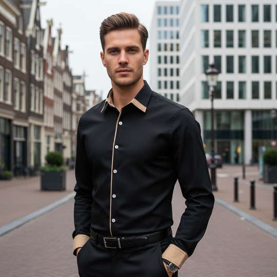 Victor Heren Overhemd | Elegante Tailoring-Basser-Basser