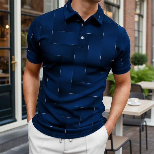 Victor Heren Polo | Moderne Pasvorm-Basser-Koningsblauw-S-Basser