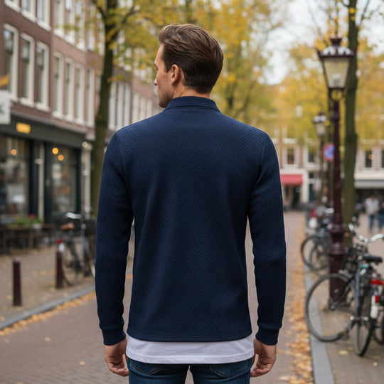 Victor Heren Poloshirt | Lange Mouwen-Basser-Basser