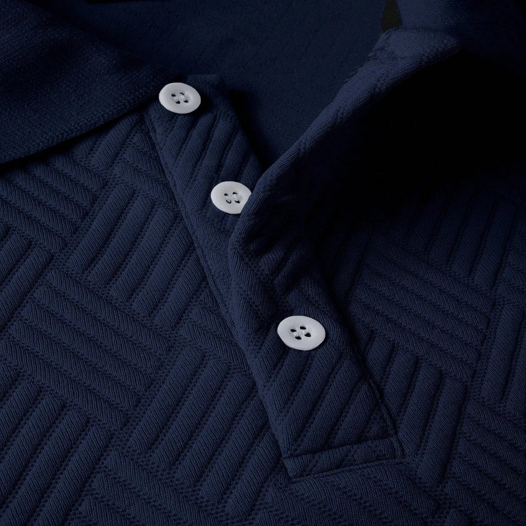 Victor Heren Poloshirt | Lange Mouwen-Basser-Basser