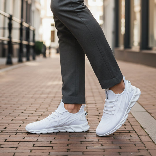 Victor Heren Schoenen | Ademend Ontwerp-Heren Schoenen-Basser-wit-40-Basser