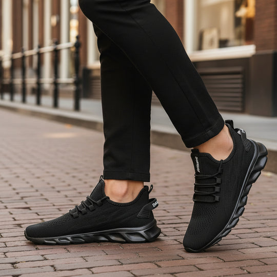 Victor Heren Schoenen | Ademend Ontwerp-Heren Schoenen-Basser-zwart-40-Basser