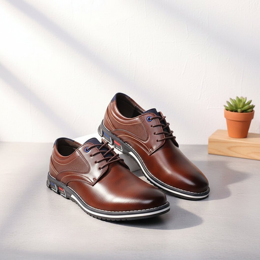 Victor Heren Schoenen | Orthopedisch Comfort-Basser-Bruin-40-Basser