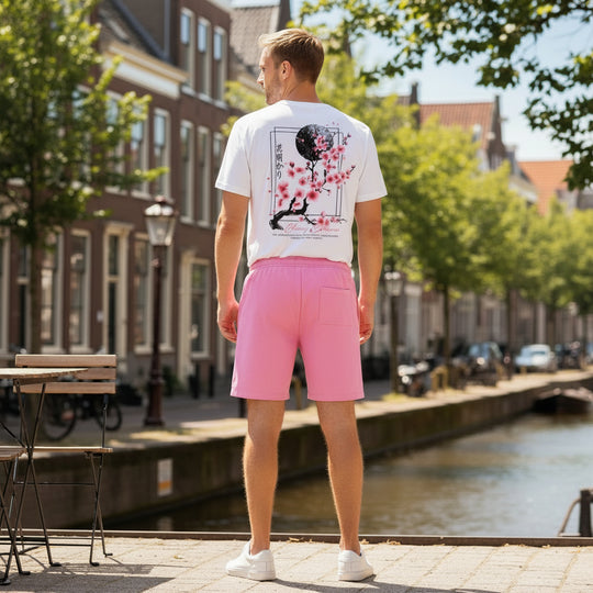 Victor Heren Set | Casual Comfort-Basser-Roze-S-Basser