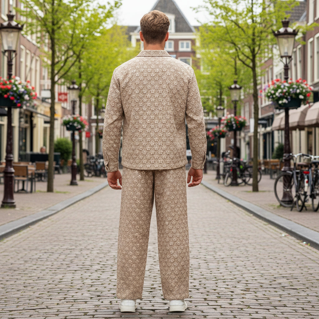 Victor Heren Set | Stijlvol Overhemd en Broek-Basser-Basser
