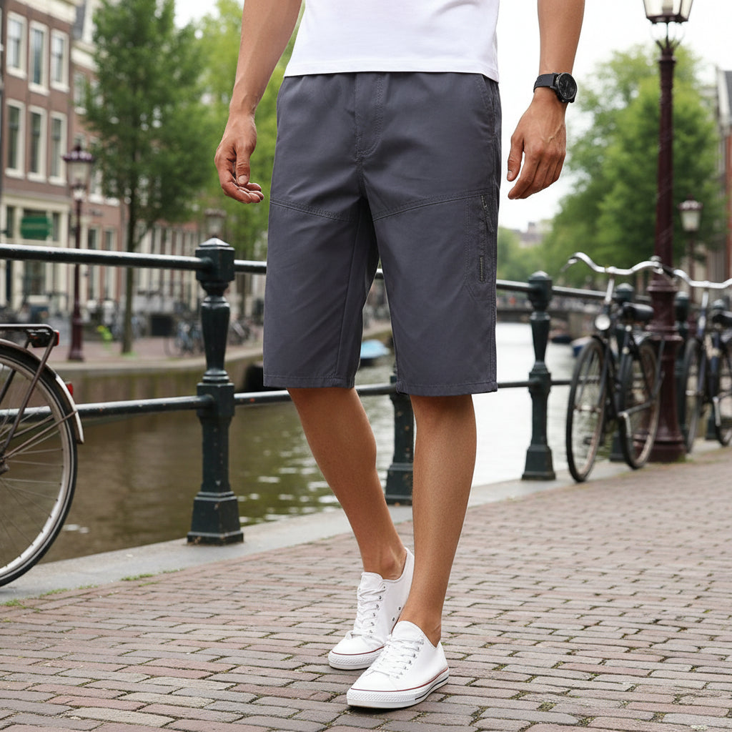Victor Heren Shorts | Lichtgewicht en Ademend-Basser-Donkergrijs-XL-Basser