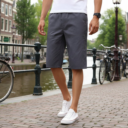 Victor Heren Shorts | Lichtgewicht en Ademend-Basser-Donkergrijs-XL-Basser
