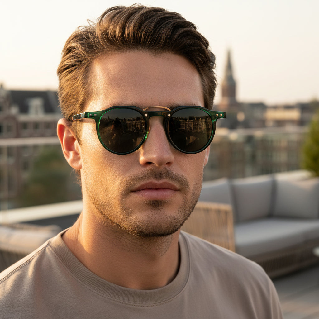 Victor Heren Zonnebril | UV400 Bescherming-Basser-Emerald Groen-Basser