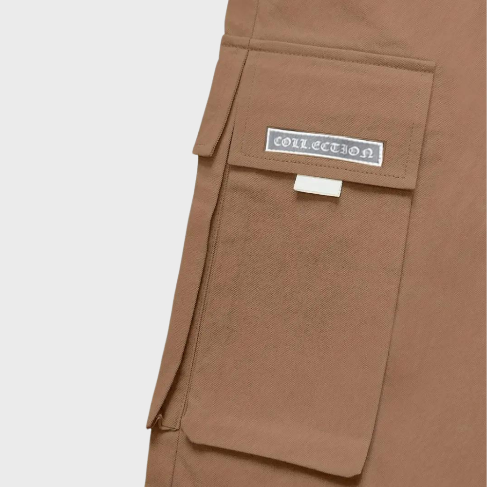 Vince Heren Cargo Broek | Moderne Pasvorm met Ruime Zakken-Basser-Basser