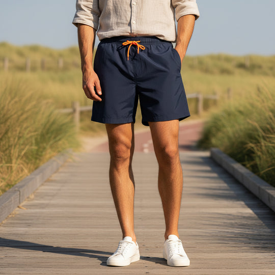 Vince Heren Korte Broek | Ademend Ontwerp-Basser-Marineblauw-S-Basser