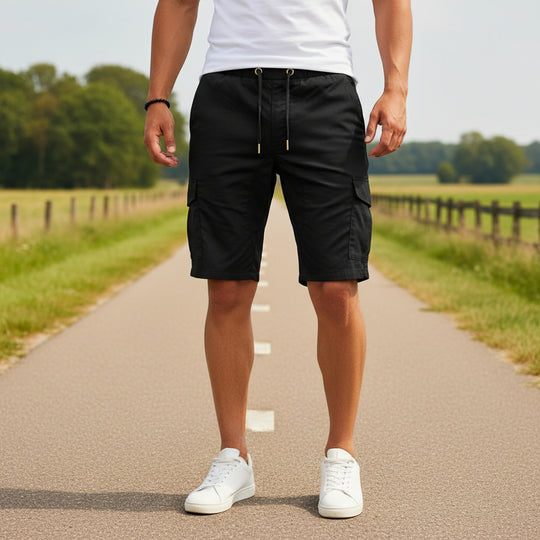 Vince Heren Korte Broek | Cargo Design-Basser-Zwart-S-Basser