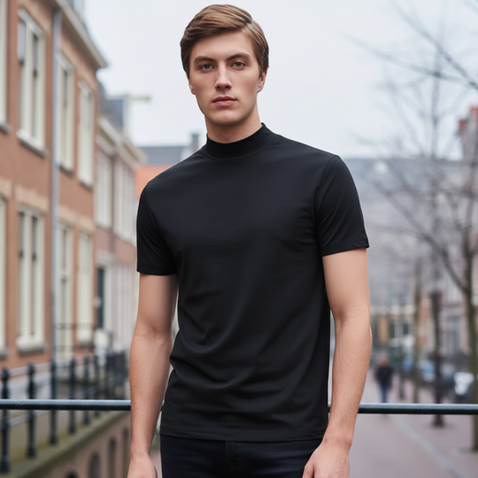 Vince Heren Shirt | Coltrui met Slanke Pasvorm-Coltruien-Basser-Basser