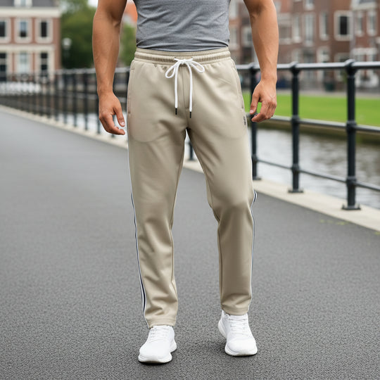 Vince Heren Sportbroek | Ademend Ontwerp-Heren Sportbroeken-Basser-Abrikoos-S-Basser