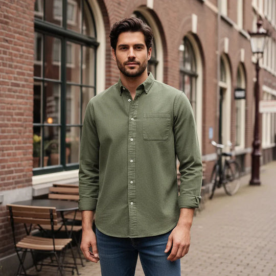 Vincent – Heren Overhemd | Tijdloze Klassieke Snit voor Comfort en Stijl-Basser-Basser