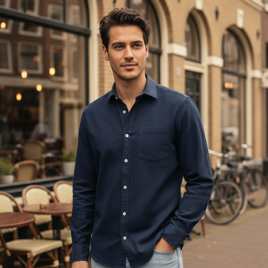 Vincent – Heren Overhemd | Tijdloze Klassieke Snit voor Comfort en Stijl-Basser-Basser